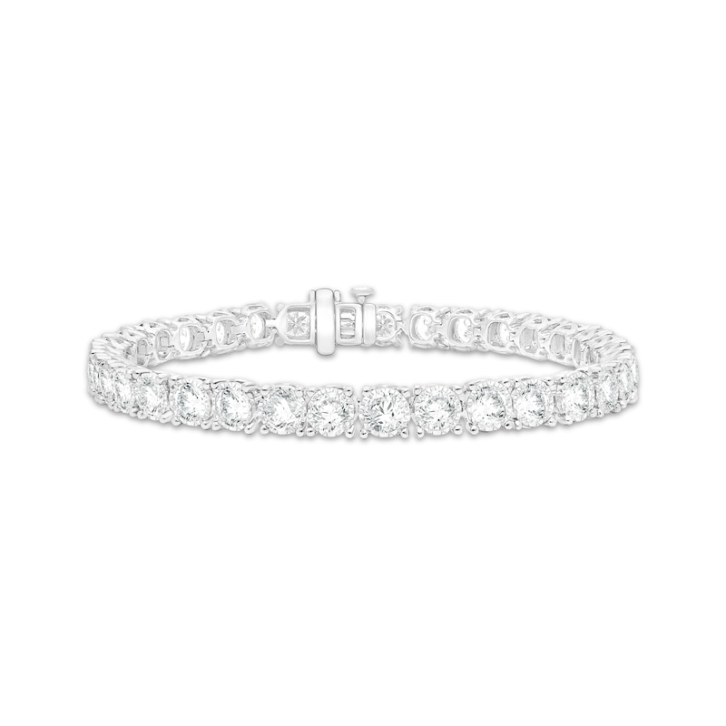 Main Image 1 of KAY Lab-Grown Diamonds Tennis Bracelet 12 ct tw 10K White Gold 7.25"