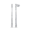 Thumbnail Image 1 of Diamond Graduated Drop Earrings 1 ct tw 14K White Gold