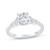 Thumbnail Image 1 of Now + Forever Lab-Grown Diamonds Round-Cut Hidden Halo Engagement Ring 2 ct tw 14K White Gold