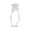 Thumbnail Image 2 of Now + Forever Lab-Grown Diamonds Round-Cut Hidden Halo Engagement Ring 2 ct tw 14K White Gold