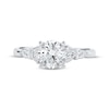 Thumbnail Image 3 of Now + Forever Lab-Grown Diamonds Round-Cut Hidden Halo Engagement Ring 2 ct tw 14K White Gold