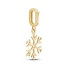 Thumbnail Image 3 of Charmed Memories Snowflake Charm 10K Yellow Gold