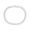 Thumbnail Image 2 of Charmed Memories Rolo Chain Bracelet 5.2mm Solid Sterling Silver 7.5&quot;