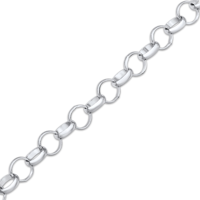 Main Image 3 of Charmed Memories Rolo Chain Bracelet 5.2mm Solid Sterling Silver 7.5&quot;