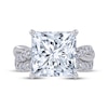 Thumbnail Image 3 of Princess-Cut Lab-Grown Diamond Bridal Set 6 ct tw 14K White Gold