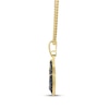 Thumbnail Image 2 of Le Vian Men's Onyx Arrowhead Necklace 3/8 ct tw Diamonds 14K Honey Gold 22"