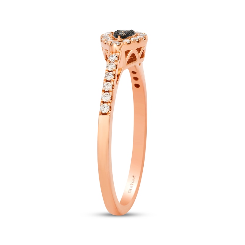 Main Image 3 of Le Vian Diamond Teardrop Ring 1/5 ct tw 14K Strawberry Gold