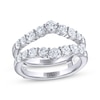 Thumbnail Image 1 of THE LEO Legacy Lab-Grown Diamond Round-Cut Enhancer Ring 1-1/2 ct tw 14K White Gold