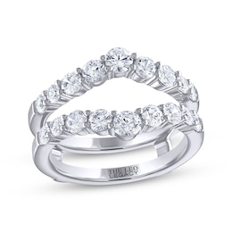THE LEO Legacy Lab-Grown Diamond Round-Cut Enhancer Ring 1-1/2 ct tw 14K White Gold