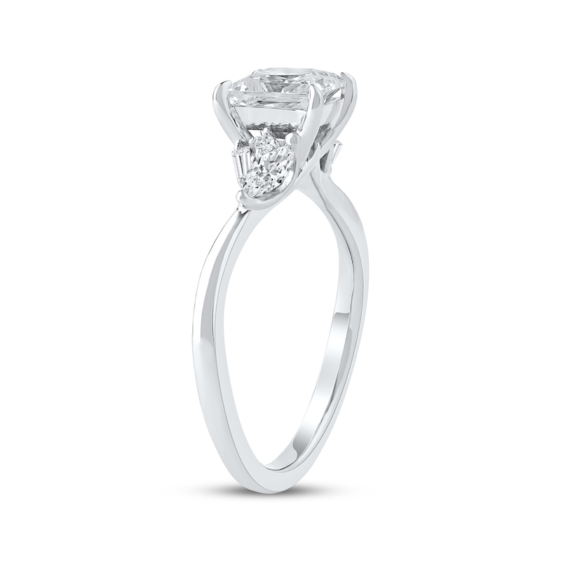 Main Image 2 of Now + Forever Lab-Grown Diamonds Princess-Cut Engagement Ring 1-3/4 ct tw 14K White Gold