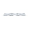 Thumbnail Image 3 of KAY Bow Collection Baguette & Round-Cut Lab-Grown Diamond Anniversary Ring 1/4 ct tw 14K White Gold