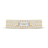 Thumbnail Image 3 of KAY Bow Collection Baguette & Round-Cut Lab-Grown Diamond Anniversary Ring 1/2 ct tw 14K Yellow Gold