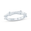 Thumbnail Image 1 of KAY Bow Collection Baguette-Cut Lab-Grown Diamond Anniversary Ring 1-1/2 ct tw 14K White Gold