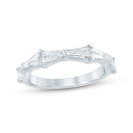 KAY Bow Collection Baguette-Cut Lab-Grown Diamond Anniversary Ring 1-1/2 ct tw 14K White Gold