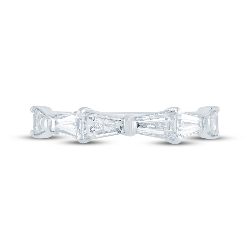 Main Image 3 of KAY Bow Collection Baguette-Cut Lab-Grown Diamond Anniversary Ring 1-1/2 ct tw 14K White Gold