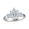 Thumbnail Image 1 of Now + Forever Lab-Grown Diamonds Hexagon-Cut Engagement Ring 2-1/4 ct tw 14K White Gold