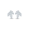 Thumbnail Image 2 of Monique Lhuillier Bliss Marquise-Cut Lab-Grown Diamond Trio Stud Earrings 1/2 ct tw Platinum-Plated Sterling Silver