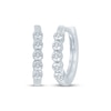 Thumbnail Image 1 of KAY Lab-Grown Diamonds Huggie Hoop Earrings 1/3 ct tw 10K White Gold