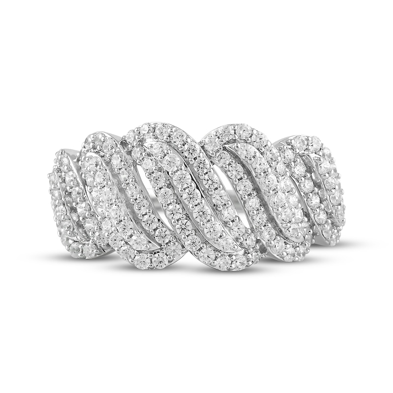 Main Image 4 of KAY Lab-Grown Diamonds Multi-Row Swirl Ring 3/4 ct tw 10K White Gold
