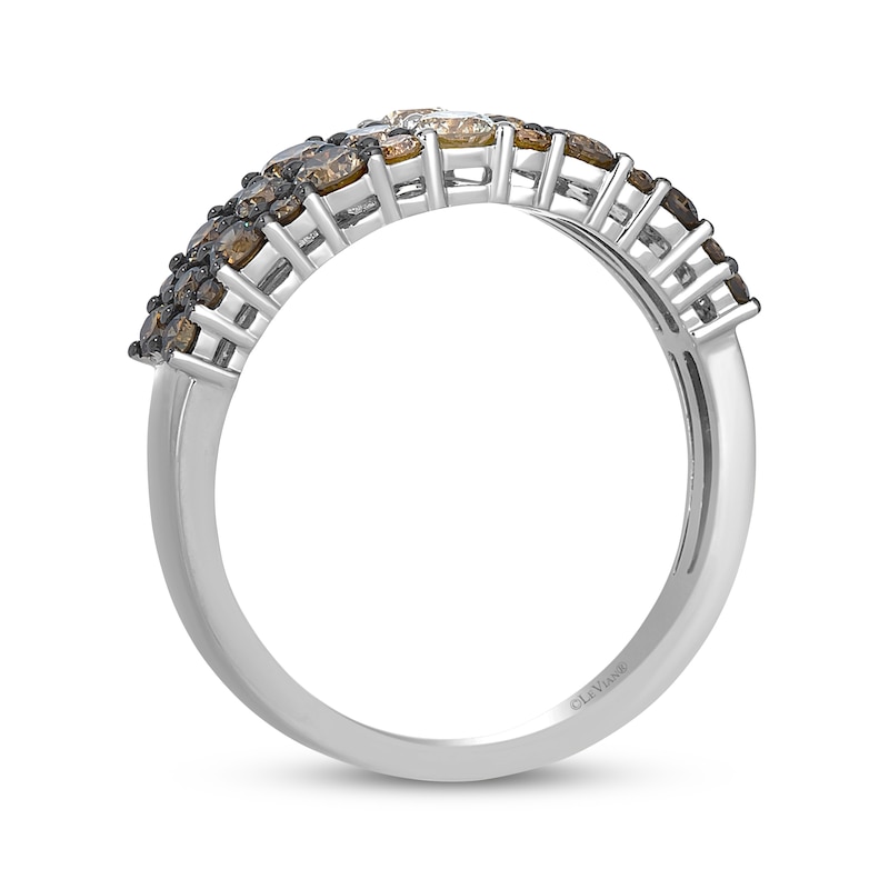 Main Image 3 of Le Vian Desert Diamonds Chocolate Ombré Ring 1 ct tw 14K Vanilla Gold