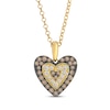 Thumbnail Image 1 of Le Vian Diamond Heart Necklace 1/2 ct tw 14K Honey Gold 19"