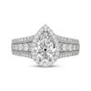 Thumbnail Image 3 of Neil Lane Artistry Pear-Shaped Lab-Grown Diamond Engagement Ring 3 ct tw 14K White Gold