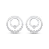 Thumbnail Image 2 of Mom + Me Lab-Grown Diamond Double Circle Stud Earrings 1/4 ct tw Sterling Silver