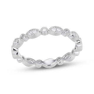 Rocksbox The Wren Round & Marquise-Cut Lab-Grown Diamond Stackable Ring 1/4 ct tw 24K Yellow Gold Vermeil Sterling Silver
