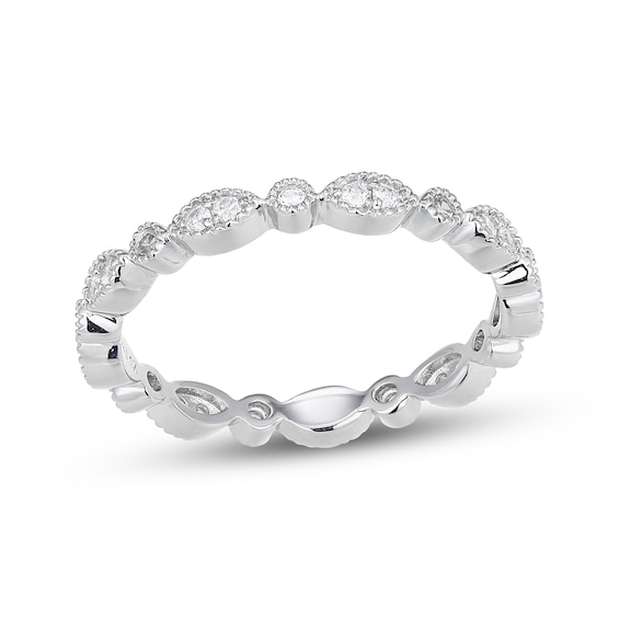 Rocksbox Round & Marquise-Cut Lab-Grown Diamond Stackable Ring 1/4 ct tw 24K Yellow Gold Vermeil Sterling Silver