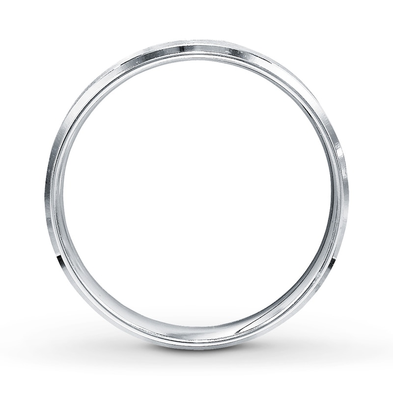 Main Image 2 of Now + Forever Wedding Band 10K White Gold 8mm