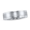 Thumbnail Image 1 of Now + Forever Wedding Band 10K White Gold 6mm - Size 10