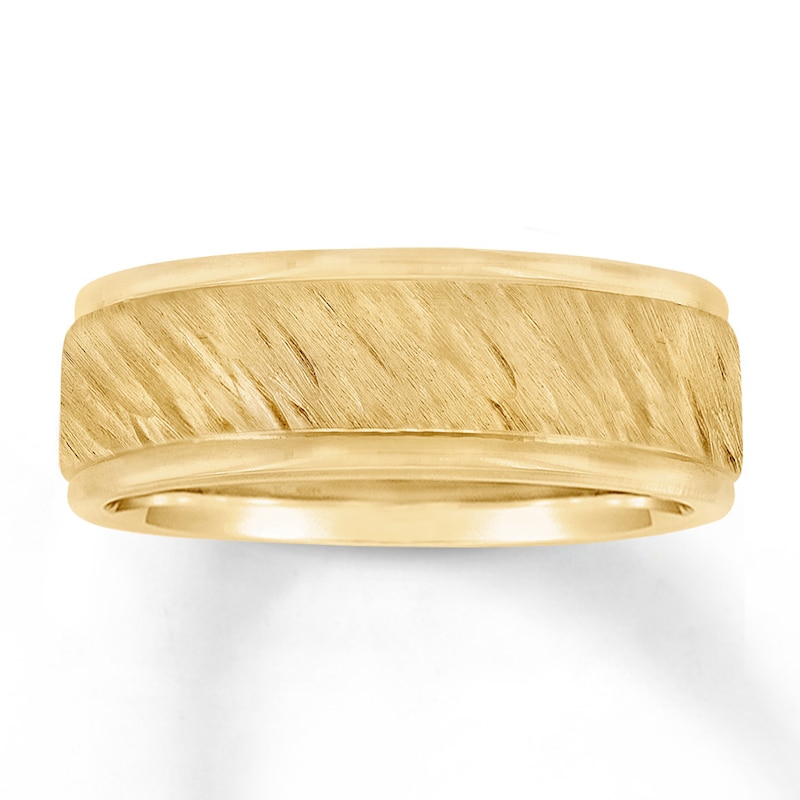 Main Image 1 of Now + Forever Wedding Band 10K Yellow Gold 6mm