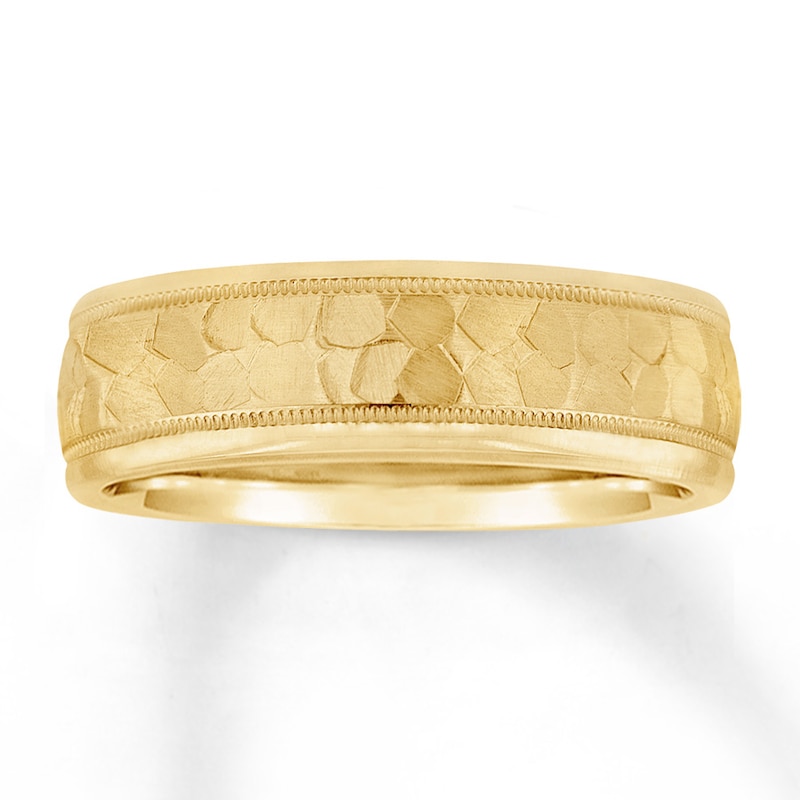 Main Image 1 of Now + Forever Wedding Band 10K Yellow Gold 6mm