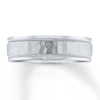 Thumbnail Image 1 of Now + Forever Wedding Band 10K White Gold 6mm