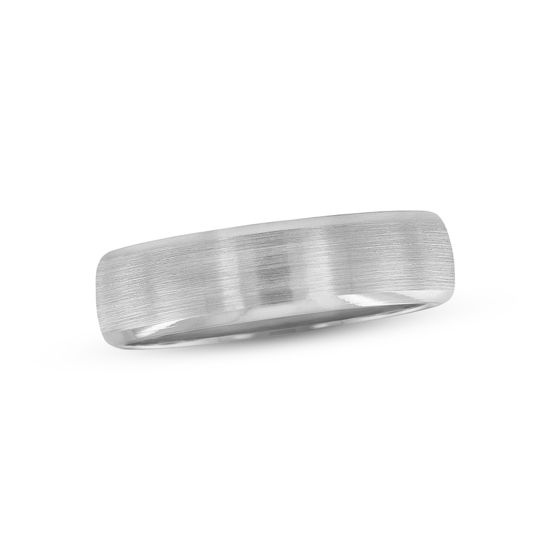 Main Image 1 of Now + Forever Wedding Band 10K White Gold 7mm