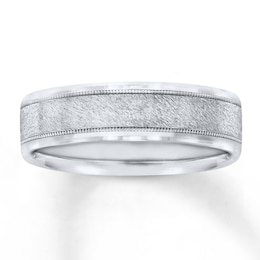 Now + Forever Wedding Band 10K White Gold 6mm