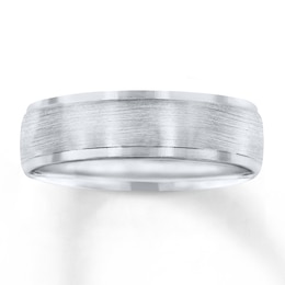 Now + Forever Wedding Band 10K White Gold 6mm