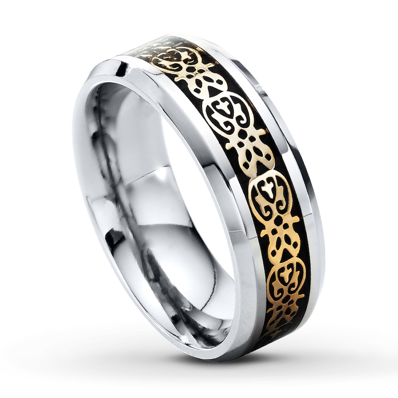 Main Image 1 of Men's Wedding Band Stainless Steel