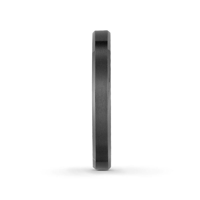 Main Image 2 of Now + Forever 3mm Wedding Band Black Tungsten Carbide