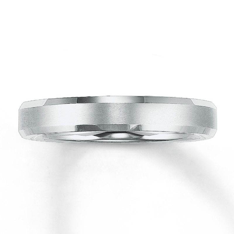 Main Image 1 of Now + Forever 3mm Wedding Band White Tungsten Carbide