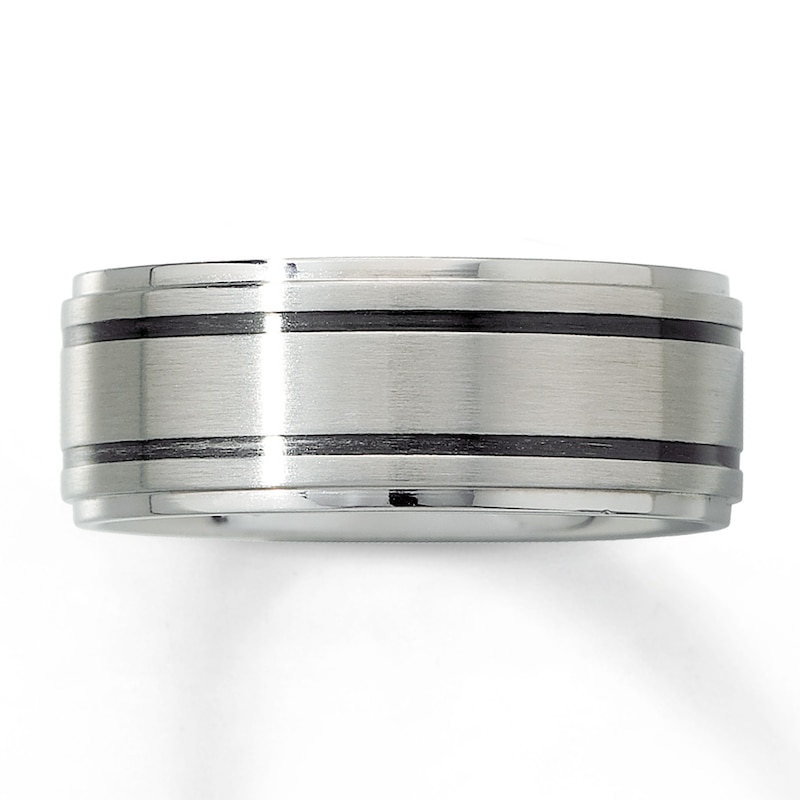 Main Image 1 of Now + Forever 9mm Wedding Band Stainless Steel