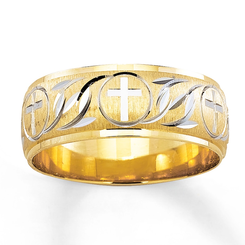 Main Image 1 of Now + Forever Wedding Band 14K Yellow Gold 8mm