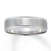 Thumbnail Image 1 of Now + Forever Wedding Band 10K White Gold 6mm