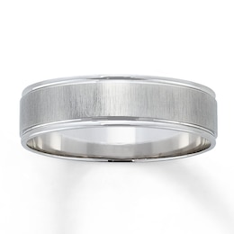 Now + Forever Wedding Band 10K White Gold 6mm