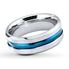 Thumbnail Image 0 of Wedding Band Blue Ion-Plated Stainless Steel 8mm
