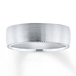 Now + Forever Wedding Band 10K White Gold 6mm
