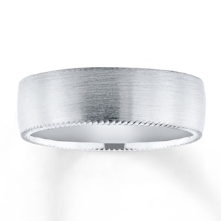 Now + Forever Wedding Band 10K White Gold 6mm