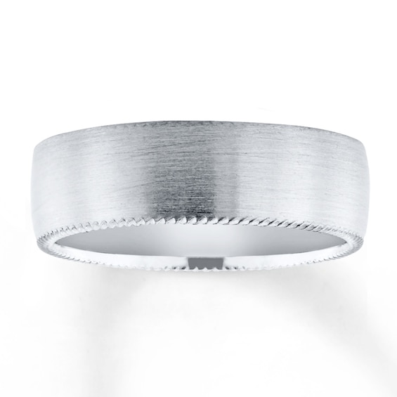 Now + Forever Wedding Band 10K White Gold 6mm