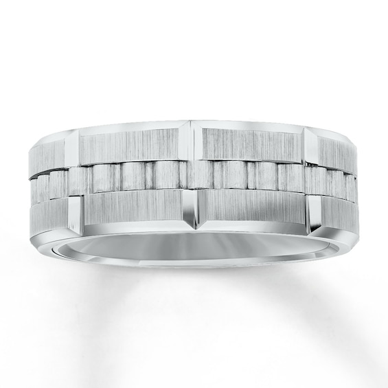 Now + Forever 8mm Wedding Band Tungsten Carbide