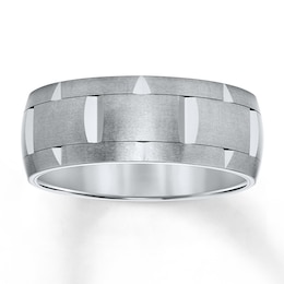 Now + Forever 9mm Wedding Band Tungsten Carbide